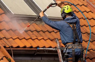 Démoussage et hydrofuge de toiture à Poudenx
